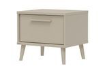 PAIDI Nachtkommode Eefje ¦ beige ¦ Maße (cm): B: 48,4 H: 42,9 T: 41.1
