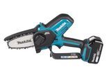 Akku-Säge MAKITA "Astsäge DUC101RF01", blau (türkis), B:9mm H:24,4mm, Sägemaschinen, mit Akku und Ladegerät, 18V, 10 cm, 8 m/s