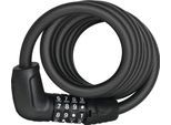 Spiralschloss ABUS "6512C/180/12 black", schwarz, SicherheitsschlösserB:12cm L:16cm, B:12cm L:16cm