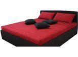 Tagesdecke, rot, B:190cm L:220cm, Polyester, WESTFALIA SCHLAFKOMFORT, Tagesdecken