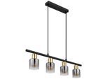 GLOBO LIGHTING Pendelleuchte "HOLLSY", schwarz (schwarz matt), 1 Stk., Leuchten, Hängeleuchte, Hängelampe, Esstisch, Wohnraum, Pendelleuchte