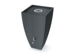 Regenwassertank ARVES "Modena", grau (anthrazit), B:69cm H:121,5cm T:69cm, Polyethylen, Regentonnen