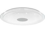 EGLO Deckenleuchte "LANCIANO-Z Deckenlampe weiß, Tuneable White, ZibBee 3.0, Sternenhimmel", weiß (weiß, transparent), Ø 77 H: 9,5cm, 1 Stk., Leuchten, Timer, App / Sprachsteuerung Alexa, ‎ exkl. Fernbedienung, LED Sternenhimmel