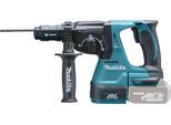 Akku-Kombibohrhammer MAKITA "DHR243Z", blau (türkis, schwarz), B:85mm H:213mm L:353mm, Bohrmaschinen, SDS+, ohne Akku und Ladegerät