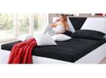 Tagesdecke, schwarz, B:230cm L:220cm, Polyester, WESTFALIA SCHLAFKOMFORT, Tagesdecken