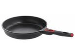 Bratpfanne SCHULTE-UFER "Switch", schwarz (schwarz, rot), Ø:28cm, Pfannen, Bratpfanne, Induktion, abnehmbarer Griff