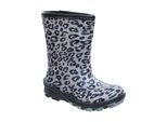 Gummistiefel ZIGZAG "Cenerki kids", Mädchen, Gr. 24, pink (pink, schwarz), Gummi, Schuhe Gummistiefel, mit warmer Fütterung