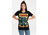 T-Shirt LOGOSHIRT "Transformers - Robots In Disguise", Damen, Gr. L, schwarz, 100% Baumwolle, bedruckt, normal, Rundhals, Shirts T-Shirt, mit lizenziertem Originaldesign