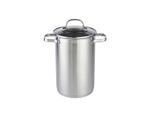 Rösle Spargel-/Pastatopf Elegance, Edelstahl, Metall, 4,5 L, Kochen, Töpfe, Diverse Spezialtöpfe