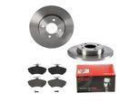 BREMBO Bremsensatz, Scheibenbremse 142053818 Vorderachse voll 256mm 13mm für VW SEAT Skoda Audi