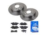 ATE Bremsensatz, Scheibenbremse Bremsensatz-Hinterachse ijf141es69 Hinterachse voll 259mm 10mm für MINI