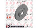 ZIMMERMANN Bremsscheibe 250570620 Vorderachse belüftet 320mm 25mm für Ford