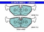 ATE Bremsensatz, Scheibenbremse 142042775 Hinterachse belüftet 276mm 19mm für SAAB MG BMW ROVER