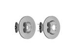 F.BECKER Bremsensatz, Scheibenbremse 13810116 Vorderachse belüftet 280mm 24mm für MG RENAULT DACIA