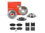 BREMBO Bremsensatz, Scheibenbremse Bremsensatz-Vorn und Hinten sg00000e50 Hinterachse voll 296mm 12mm für Vaughall Opel SAAB SATURN