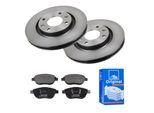ATE Bremsensatz, Scheibenbremse 142021804 Vorderachse belüftet 266mm 22mm für Peugeot Citroën Vaughall Opel