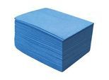 WIPEX-SPEZIAL Reinigungstücher, 1-lagig, perforiert, reissfest, lebensmittelunbedenklich, recyclingfähig, 100 % Viskose, blau, 10 x 40 Tücher