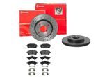 BREMBO Bremsensatz, Scheibenbremse Bremsensatz-Vorderachse XTRA LINE / STANDARD sk8k0f3169 Vorderachse Gelocht/innenbel. 258mm 23mm für Ford