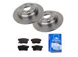 ATE Bremsensatz, Scheibenbremse 142022835 Hinterachse voll 282mm 9mm für HONDA