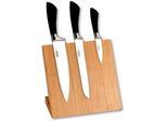 Kesper Messerblock , Eichefarben , Holz , Bambus , 20x13x23 cm , FSC 100% , magnetisch , Küchenmesser, Messerblöcke