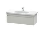 Duravit DuraStyle Waschtisch-Unterschrank DS639500718 113 x 44,8 cm, betongrau/weiß matt, 1 Auszug, wandhängend
