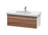 Duravit DuraStyle Waschtisch-Unterschrank DS638507918 100 x 45,3 cm, nussbaum natur/weiß matt, 1 Auszug, wandhängend