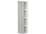 Duravit DuraStyle Hochschrank DS1248L0718 50x24x180cm, Tür links, betongrau/weiß matt