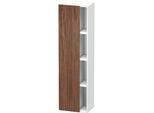 Duravit DuraStyle Hochschrank DS1249L2118 50x36x180cm, Tür links, nussbaum dunkel/weiß matt