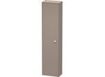 Duravit Brioso Hochschrank Individual 133-201cm BR1342L1043, Basalt Matt, Tür links, Griff Chrom