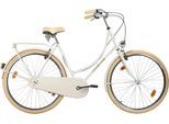 Hollandrad HOLLANDIA "Original" Gr. 54, weiß (weiß, weiß), Fahrräder, Damen, 54cm, 28 Zoll (71,12cm) hinten: 28 Zoll (71,12cm)