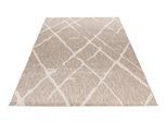 Teppich OBSESSION "My Tallinn 540", grau (taupe), B:160cm H:2mm L:230cm, Polypropylen, Teppiche, Teppich, Flachgewebe, modernes Rauten Muster, In- und Outdoor geeignet