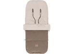 Fußsack FILLIKID "Kinley Cord/Teddyplüsch, Winterfußsack", Kinder, taupe, Polyester, Fußsäcke