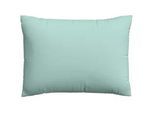 Schlafgut Kopfpolsterbezug , Türkis , Textil , Uni , 60x80 cm , Grüner Punkt, Textiles Vertrauen - Oeko-Tex®, AZO-frei, Oeko-Tex® Made IN Green , bügelleicht, bügelfrei , Heimtextilien, Bezüge, Polsterbezüge