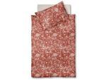 Fleuresse Bettwäsche , Rostfarben , Textil , Blume , 140x200 cm , pflegeleicht, bügelleicht , Heimtextilien, Bettwäsche & Leintücher, Bettwäsche, Satin-Bettwäsche
