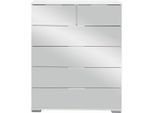 Livetastic Kommode, Weiß, Kunststoff, 6 Schublade(n) Schubladen, 82x102x42 cm, BQ - Bündnis für Qualität, Made in Germany, DIN EN ISO 9001, Beimöbel erhältlich, Wohnzimmer, Kommoden & Sideboards, Kommoden