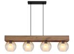 GLOBO LIGHTING Hängeleuchte "BARRY I", braun (schwarz), 1 Stk., Leuchten, Hängelampe/Pendelleuchte/Esszimmer/Wohnzimmer/Esstisch, Hängeleuchte