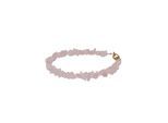 Armband FIRETTI "Schmuck Geschenk Steinarmband", bunt (gelbgoldfarben, rosa, rosa), Armbänder, Damen, 20cm, Messing, Armband, Made in Germany - mit Granat, Karneol oder Rosenquarz