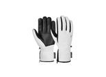 Skihandschuhe REUSCH "TIFFANY R-TEX XT", Damen, Gr. 6, schwarz-weiß (weiß, schwarz), 88% Polyamid, 8% Ziegenleder, 4% Elasthan, mehrfarbig, Handschuhe, mit innovativer Insert-Membran
