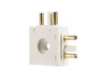 SG Armaturen Slimline l-connector mat white