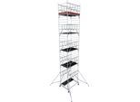 Fahrgerüst KRAUSE "ProTec XXL Breitaufbau", grau (aluminiumfarben), B:175cm H:1.050cm, Aluminium, Gerüste, Arbeitshöhe: 11,3 Meter
