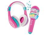 Lisciani 104468 - Barbie Bluetooth Kopfhörer mit Mikrofon Karaoke Kinder Headset Musik rosa