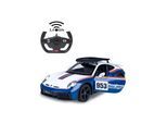 JAMARA Porsche 911 Dakar Performance 1:14 blau 2,4GHz Tür manuell