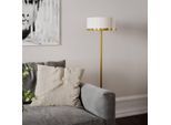 By Rydens Stehleuchte Marcel, messing/weiß, Höhe 150 cm