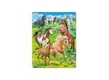 Selecta Play - Larsen Jigsaw Puzzle Animals - Horses 65 pcs.