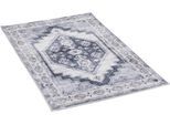 Badematte TOM TAILOR HOME "Oriental Bath FIVE", grau, H:7mm, Polyester, Badematten, Badematte, Badteppich, Orient-Optik, Vintage Design, waschbar
