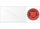 moedel Prüfplakette Kabel „Geprüft nach DGUV Vorschr. 3“, Folie, 50×20 mm, 2026–2031, 10 Stück/Bogen