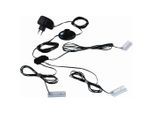 Carryhome Glasbodenbeleuchtungs-Set, Schwarz, Kunststoff, 3-teilig, Lampen & Leuchten, Innenbeleuchtung, Schrankbeleuchtung