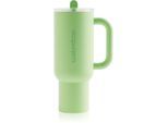 Waterdrop Explorer Tumbler roestvrijstalen tumbler met rietje Green 1100 ml