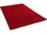 Teppich GINO FALCONE "Roberto Uni" Gr. 1, rot, B:50cm H:20mm L:80cm, Kunstfaser, Teppiche, Teppich, meliert, besonders weich durch Microfaser