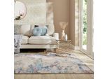 Teppich FLAIR RUGS "Reid Abstract", bunt, B:160cm H:4mm L:230cm, Kunstfaser, Teppiche, Teppich, Waschbarer Teppich